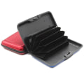 Miniatyrbild 6 av 6: Män High-end aluminium rand Bankkorthållare Blockerande hårt case Solid Kreditkort Anti-RFID skanning Skydda korthållare green