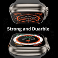 Miniatyrbild 4 av 6: 49mm Smartwatch för Apple Smart Watch ultra series 8 Herr Damklockor NFC GPS Spårtermometer BluetoothCall Vattentät Sport orange and xiaobaiNL