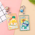Miniatyrbild 6 av 6: 2022 Ny Kawaii hårdplast klar akryl Cover Case ärm Flicka Student-ID Namn Case f