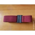 Miniatyrbild 1 av 6: Nytt unisex Spännefritt Elastiskt Bälte För Jeans Byxor Klänning Stretch midja För Kvinnor Män Inget Spänne Utan Spännefritt Bälten H111 Red wine 90cm