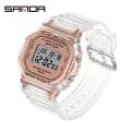 Miniatyrbild 1 av 6: SANDA G Style Digital Watch Herr Vattentät Ms Watch Sport Herr Klockor Pojke Flicka Elektronisk relogio masculino Relógio mulher 2009 rose