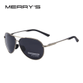 Miniatyrbild 1 av 6: MERRYS Fashion Herr UV400 Polarized Solglasögon Herr Driving Shield Glasögon Solglasögon C02 Gray