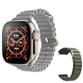 Miniatyrbild 1 av 6: Smart Watch Ultra 8 NFC GPS Track 49mm Herr Dam Smartwatch Series 8 Termometer BluetoothCall Vattentät Sport För Apple WhiteHY Green NL