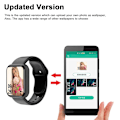 Miniatyrbild 5 av 6: D20 Y68 Smart Watch Bluetooth Svara samtal Sport Fitness Tracker Custom Dial Smartwatch Män Kvinnor betygsätt blodtryck PK D13 D18 D13 red