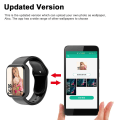 Miniatyrbild 5 av 6: D20 Y68 Smart Watch Bluetooth Svara samtal Sport Fitness Tracker Custom Dial Smartwatch Män Kvinnor betygsätt blodtryck PK D13 D18 Y68 Sliver