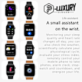 Miniatyrbild 6 av 6: Ny icke-invasiv watch för blodsocker Män Röstringning Armbandsur Kroppstemperatur Stresstest EKG+PPG NFC Smartklocka Silver