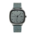 Miniatyrbild 3 av 6: Ny 4 färger Real Auto Date Watch Japan Quartz Man Timmar Finmode Äkta Läder Armband Pojkepresent Julius Box Blue