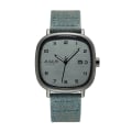 Miniatyrbild 3 av 6: Ny 4 färger Real Auto Date Watch Japan Quartz Man Timmar Finmode Äkta Läder Armband Pojkepresent Julius Box Khaki