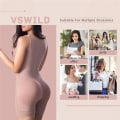 Miniatyrbild 4 av 6: Dam Fajas Colombianas Front Krokar Waist Trainer Kroppsformare Magen Smalning Shapewear med BH Underkläder Корсет SKims black S