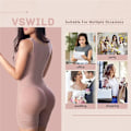 Miniatyrbild 4 av 6: Dam Fajas Colombianas Front Krokar Waist Trainer Kroppsformare Magen Smalning Shapewear med BH Underkläder Корсет SKims skin S