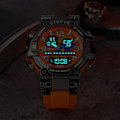 Miniatyrbild 5 av 6: Ny STRYVE- watch för män Digital-Analog Dual Movement Calendar Week Vattentäta klockor Mode Sport Herrarmbandsur 8025 Army Green