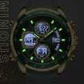 Miniatyrbild 3 av 6: Nya NAVIFORCE klockor för män Läder Herr Militär Sport Vattentät watch Quartz Armbandsur Kronograf Manklocka With Box6