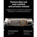 Miniatyrbild 6 av 6: Z8 Ultra MAX Smart Watch Series 8 Titanium Alloy 1:1 49mm case Bluetooth Call NFC ECG IP68 Vattentät Smartwatch Herr Gold Alpine O
