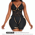 Miniatyrbild 4 av 6: 2023 Summer INS Sexig spets slimming bodysuit för kvinnor FAKE ASS Butt Lifter Shapewear Hip Enhancer Vadderade underkläder Fajas Beige-Hip Pads 3XL