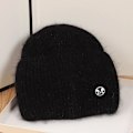 Miniatyrbild 1 av 6: Ins Solid Shiny Color Beanies SkulliesLetter Kvinna Fluffig Vinterhatt För Matchande Varm Mjuk Present letter logo24