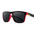 Miniatyrbild 1 av 6: Polariserade solglasögon Man Sport Märke Modedesigner Solglasögon Man Kvinna Kvadratisk Utomhuskörning Oculos De Sol Masculinos Black Red Gray black
