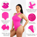 Miniatyrbild 3 av 5: Nya ytterkläder Korsett med platt mage Dam Sexig stringtrosa Shapewear Waist Trainer Faja korsad grimma Body Shaper Beige 3XL-4XL