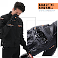 Miniatyrbild 6 av 6: Iron Jia'S Vinter Motorcykelhandskar Varma Vattentäta Skyddande Guantes Moto Pekskärm Motorcykelkörning Motosiklet Eldiveni JIA03-Black XL