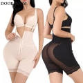 Miniatyrbild 2 av 6: Waist trainer Body Shaper Body Shapewear Magekontroll Underkläder Falska skinkor Höftkuddar Enhancer Axelremmar Smalare Buckle Black Style A M
