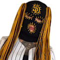 Miniatyrbild 6 av 6: Varma vintermössor Stickade mössor med roliga dekorationer Balaclava Stickade mössor Helansikts skidmasker Mjukt huvudbonad för kvinnor black hat redhead
