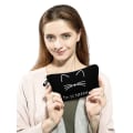 Miniatyrbild 4 av 6: Djur Söt Casual Makeup-väska Resor Bärbar Förvaringsväska Mini-toalettväskor Svart katt Utskrift Kvinnor Kosmetiska väskor hz1466 Cat Bag