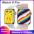 Miniatyrbild 2 av 6: Nytt i Watch 8 Pro Smartwatch Ultra Series 8 Herr Kvinna Bluetooth Call Music Trådlös laddning för Apple Series 8 Armbandsur White Watch 8 Pro