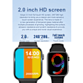 Miniatyrbild 3 av 6: IWO Series 9 Smart Watch I9 Pro Max Trådlös laddning Bluetooth -samtal Sport Sömnpuls Män Kvinna Smartwatch För Apple-telefon White A And SVN With Original Box
