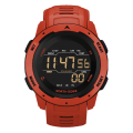 Miniatyrbild 1 av 6: NORTH EDGE Herr Smart Watch Dam Sportklocka Dual Time Running Stegräknare Nedräkning Vattentät 50m Digital Väckarklocka Militärklocka Red