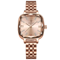 Miniatyrbild 1 av 6: POEDAGAR Högkvalitativ lyxklocka för kvinnor i rostfritt stål watch vattentät kvarts damarmbandsur Klänning Elegant kvinnoklockor Rose Gold Gold