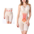 Miniatyrbild 6 av 6: Kvinnlig waist trainer Korrigerande kropp Magkontroll Lårtrimmer skinkor Shapewear Push Up Öppen gren Sömlösa underkläder Nude XXL