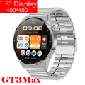 Miniatyrbild 1 av 6: för Huawei Watch GT3 Smart Watch Herr Android Bluetooth Call IP68 Vattentät Blodtryck Fitness Tracker Smartwatch Dam Silver Steel Zu smart watches