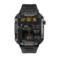 Miniatyrbild 3 av 6: Ny Robust Smart Watch Herr Stort batteri Musik Spela Fitness Tracker Bluetooth Dial Call Sport Smartwatch For Herr Navy Blue