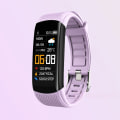 Miniatyrbild 1 av 6: C5S Smart Watch Dam Blodtrycksmätare Vattentät Pulsklocka Fitness Watch Armband För Android iOS Män Smartwatch Light purple