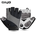 Miniatyrbild 3 av 6: GIYO Cykelhandskar Halvfinger utomhushandskar för män Kvinnor Extra Gel Pad Andas MTB Road Racing Ridning Cykelhandskar DH White XL