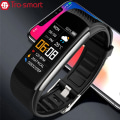 Miniatyrbild 3 av 6: Sport Smart Watch Herr Dam Smartwatch Elektronik Smart Klocka För Android IOS Fitness Tracker Nytt mode Smart-klocka C5S black add strap 4