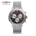 Miniatyrbild 2 av 6: Zeppelin Herrklockor Toppmärke Lyx Vattentät Watch Datumklocka Man Stålband Casual Quartz Watch Herr Sport handled 7086M-9