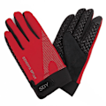 Miniatyrbild 1 av 6: Quick Dry Cykelhandskar Full Finger Touchscreen Herr Dam Handskar Andas Höstvantar Lättvikts Ridhandskar Cykling Red XL