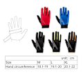 Miniatyrbild 6 av 6: Män Cykelhandskar Full Finger Touch Screen Motorcykel Cykel Mtb Cykel Handskar Gym Träningshandskar Utomhusfiske Hand Guantes Half Finger Red M