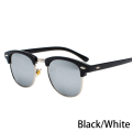 Miniatyrbild 1 av 6: RUOBO Klassiska polariserade solglasögon för män Kvinnor Märkesdesign Körspegel Yta Lins Solglasögon Goggle UV400 Gafas De Sol Black-Mercury Gold Frame