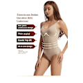 Miniatyrbild 3 av 6: Seamless Sculpt Shapewear Body Kvinnor Magkontroll Butt Lifter Kroppsformare Osynlig underklänning Smal rem Stringkalsonger Auburn L