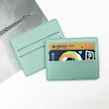 Miniatyrbild 4 av 6: 1 st Nytt mode för män/kvinnor Mini-ID-kort Business Case PU-läder Ultratunt Case Student case Red A