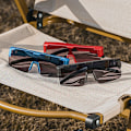 Miniatyrbild 5 av 6: WEST BIKING Photochromic Myopic Fit Over Solglasögon Unisex Cykelglasögon Polariserade körglasögon UV400 Fiskecykelglasögon Red x Polarized
