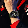 Miniatyrbild 4 av 6: Skmei Multifunktionella Chrono Digitala klockor Herr Dual Movement 3 Time Sport Armbandsur Vattentät Elektronisk Klocka Reloj Hombre Blue camouflage