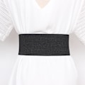 Miniatyrbild 4 av 6: Plus size Elastiskt korsettbälte Kvinnlig midja Breda bälten för kvinnor Designer högkvalitativ Stretch Cummerbunds Klänning Midjeband camel belt 69x7.5 cm