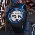Miniatyrbild 5 av 6: TPW överdimensionerad 53 mm digital watch för manlig 5ATM simkalender Silver
