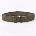 Miniatyrbild 1 av 6: Army Style Stridsbälten Snabbkoppling Taktiskt bälte Mode Män Militär Canvas Midjeband Utomhus Jakt Vandringsredskap 8 färger Green CL 45to47inch