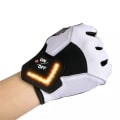 Miniatyrbild 2 av 6: 1 par Gravity Sensing Cyling-handskar Blinkers Halvfingerhandskar Automatiskt varningsljus Smart Steering Halvfingerhandskar Half finger(.978) M(.978)