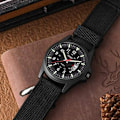 Miniatyrbild 5 av 6: Mode Herr Nylon Klockor Lyx Herr Army Militär Quartz Watch Kalender Datum Armbandsur Relogio Masculino Blue