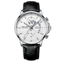 Miniatyrbild 2 av 6: BELUSHI Mode Herr Quartz Armbandsur Vattentät Lyx Märke Lysande Stoppur Watch Casual Läderarmband Klockor 2023 LBBB and box