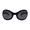 Miniatyrbild 1 av 6: Y2k Oversized Punk Solglasögon Nya Damer Män Trender Goggle Solglasögon Dam Lyxmärke Designer Glasögon UV400 Shades Glasögon Style B1 As Shown